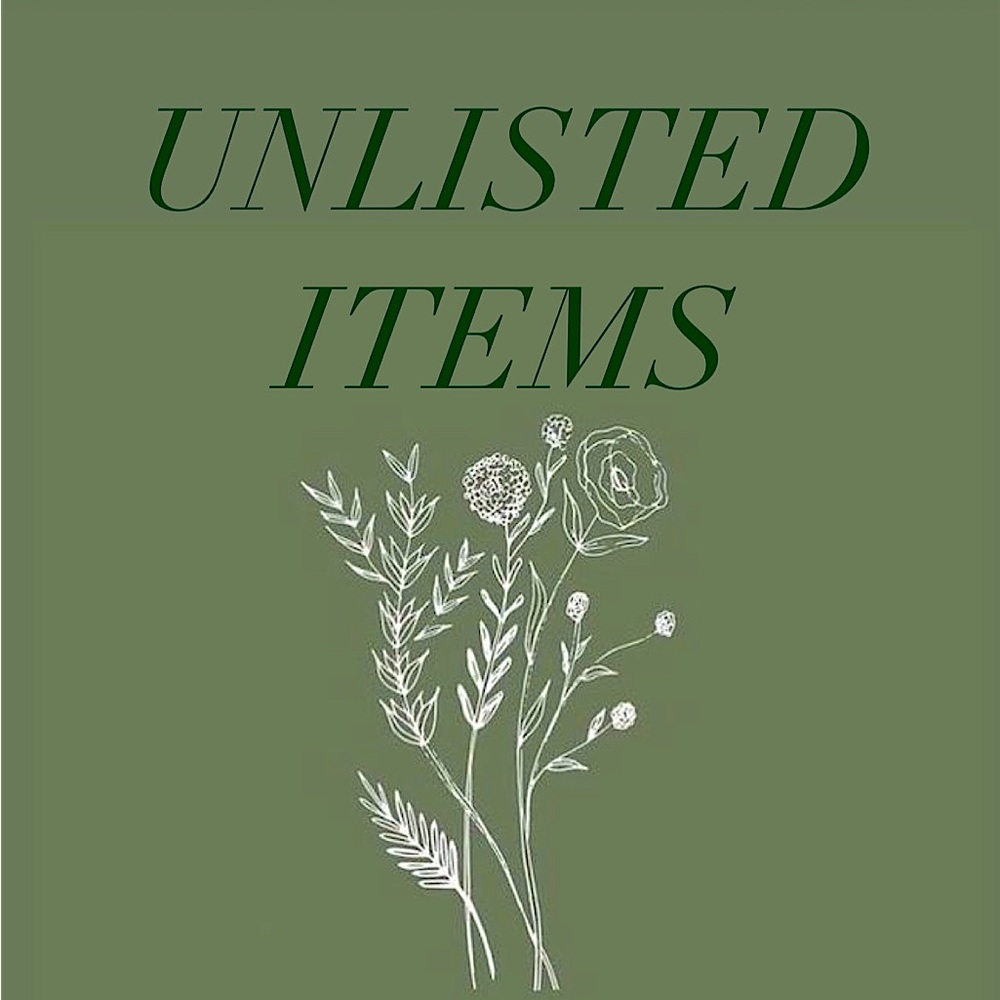 💕UNLISTED ITEMS💕